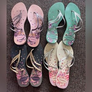 Havaiana flip flops.